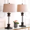 32" (Set Of 2) Hunter Metal/Glass Table Lamp (Includes Energy Efficient Light Bulb) - JONATHAN Y -Jonathan Y Store GUEST 75fded93 573d 4d2f aeff 294d5ecea5a9
