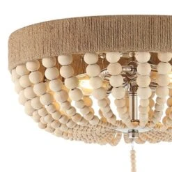 JONATHAN Y Justina 14" Wood Bead 2-Light Iron LED Pendant - Taupe/Chrome 9 JONATHAN Y Justina 14" Wood Bead 2-Light Iron LED Pendant - Taupe/Chrome -Jonathan Y Store GUEST 77d94c68 440e 4567 b079 0626e8425a85