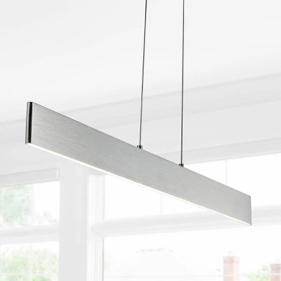 JONATHAN Y 40" Adjustable Metal Draper Dimmable Linear Pendant 7 JONATHAN Y 40" Adjustable Metal Draper Dimmable Linear Pendant - Image 5