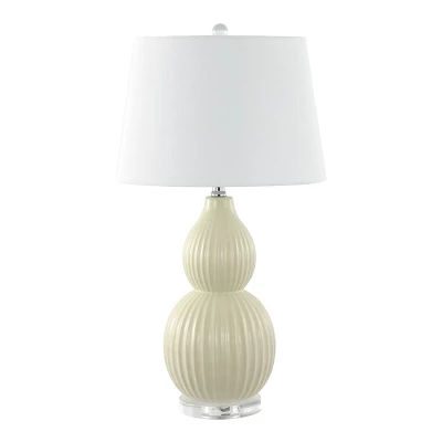 Jonathan Y 28.25" Ceramic Thatcher Table Lamp (Includes LED Light Bulb) 8 Jonathan Y 28.25" Ceramic Thatcher Table Lamp (Includes LED Light Bulb) - Image 6