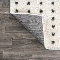 JONATHAN Y Pele Modern Geometric Dot Shag Indoor Area Rug -Jonathan Y Store GUEST 7ad363fd afec 4ea3 8a4b a80ae5c0b8bc