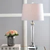 28.25" Crystal Foster Table Lamp (Includes LED Light Bulb) Clear - Jonathan Y -Jonathan Y Store GUEST 7af3045e 8f86 4f65 a108 73514c321e6e
