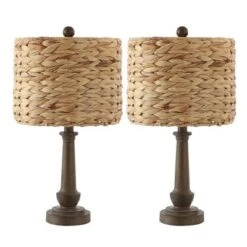 JONATHAN Y Leona 21.25" Rustic Farmhouse Rattan Table Lamps - Set of 2 17 JONATHAN Y Leona 21.25" Rustic Farmhouse Rattan Table Lamps - Set of 2 -Jonathan Y Store GUEST 7b18fb1b 9894 4ea3 9ffb d01957a5fe5e