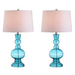 JONATHAN Y Genie 28.5" Glass Table Lamps - Set of 2 (Includes LED Bulbs) -Jonathan Y Store GUEST 7b199c02 8858 4078 aa3b 151fa7adc621