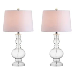 JONATHAN Y Genie 28.5" Glass Table Lamps - Set of 2 (Includes LED Bulbs) -Jonathan Y Store GUEST 7c3afcb8 6036 4933 8321 67f3fa17a257