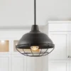 JONATHAN Y Levi Industrial Farmhouse Iron Linear LED Pendant - Oil Rubbed Bronze -Jonathan Y Store GUEST 7dc57a72 b8d2 406b 9a17 489eb71dc9ea