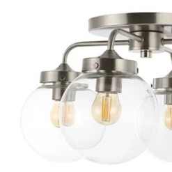 JONATHAN Y Piper 18-Inch 4-Light Farmhouse Rustic Iron and Glass LED Semi Flush Mount 16 JONATHAN Y Piper 18-Inch 4-Light Farmhouse Rustic Iron and Glass LED Semi Flush Mount -Jonathan Y Store GUEST 7ed7f1e7 9361 4701 9cd4 bde5a7bb826f