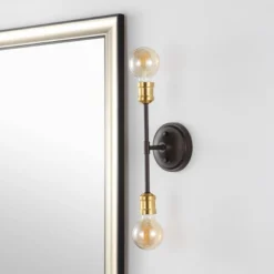 JONATHAN Y Jaxon 13.25" 2-Light Industrial Farmhouse Iron LED Wall Sconce 12 JONATHAN Y Jaxon 13.25" 2-Light Industrial Farmhouse Iron LED Wall Sconce -Jonathan Y Store GUEST 7fe2a26a 1a3e 4ddf b416 2b327a8c2c15