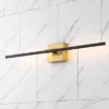 28" Makena Dimmable Integrated LED Modern Metal Wall Sconce Oil Rubbed Bronze/Brass Gold - JONATHAN Y -Jonathan Y Store GUEST 8316a962 45a8 49c7 a90c 8ca330704d70