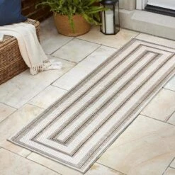 JONATHAN Y Argo Classic Nautical Mitre Stripe Reversible Indoor/Outdoor Rug -Jonathan Y Store GUEST 84685dc3 9539 46ee 856c cb533731cff4