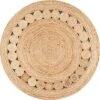 JONATHAN Y Dahlia Round Jute Area Rug -Jonathan Y Store GUEST 8a880d50 b8a4 4d40 877e f75c52138ced