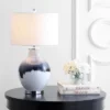 JONATHAN Y Mia 27" Blue Glass and Metal Table Lamp with LED Bulb 2 JONATHAN Y Mia 27" Blue Glass and Metal Table Lamp with LED Bulb -Jonathan Y Store GUEST 8af860c9 3220 4771 bf90 21452fbfa26e