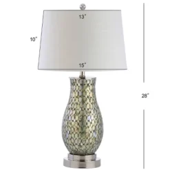 JONATHAN Y Mark Green Mosaic Crystal and Metal Table Lamp with LED Bulb 7 JONATHAN Y Mark Green Mosaic Crystal and Metal Table Lamp with LED Bulb -Jonathan Y Store GUEST 8b312a60 29c6 48c0 ad61 f83a9d5ff7ee