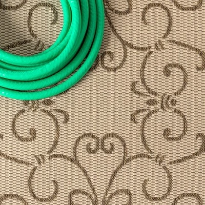 JONATHAN Y Charleston Vintage Filigree Textured Weave Indoor/Outdoor Area Rug 4 JONATHAN Y Charleston Vintage Filigree Textured Weave Indoor/Outdoor Area Rug - Image 2