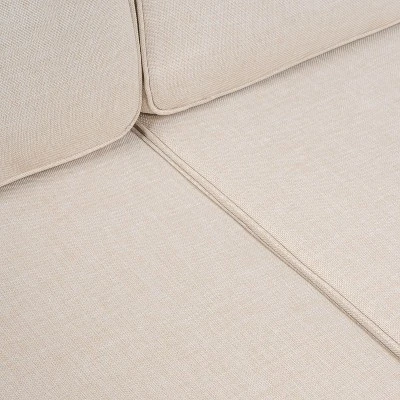 JONATHAN Y Gable 3-Seat Mid-Century Modern Roped Acacia Wood Outdoor Sofa 4 JONATHAN Y Gable 3-Seat Mid-Century Modern Roped Acacia Wood Outdoor Sofa - Image 2