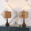 JONATHAN Y Theodore 21" Rustic Farmhouse Rattan & Resin Table Lamps, Set of 2 1 JONATHAN Y Theodore 21" Rustic Farmhouse Rattan & Resin Table Lamps, Set of 2 -Jonathan Y Store GUEST 8f1babe0 84cc 4d2b 995f 0537533f08a7