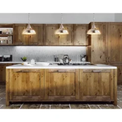 Jonathan Y 9.75" LED Glass and Metal Adjustable Pendant Light - Chrome Finish