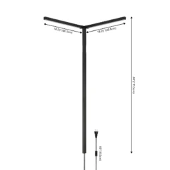 JONATHAN Y Madsen 18.25" 2-Light Minimalist Iron Integrated Plug-In LED Sconce For Ceiling Corner: ETL Listed, Metal Body, No Shade 21 JONATHAN Y Madsen 18.25" 2-Light Minimalist Iron Integrated Plug-In LED Sconce For Ceiling Corner: ETL Listed, Metal Body, No Shade -Jonathan Y Store GUEST 92ef4583 ed82 451f 8362 c8a696aa7a13