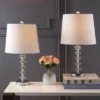 22" (Set Of 2) Kevin Glass/Metal Table Lamp (Includes LED Light Bulb) Clear/Chrome - JONATHAN Y -Jonathan Y Store GUEST 9489eec3 7808 4d07 bab5 c14007d70940