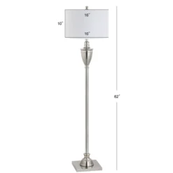 Jonathan Y Othello 62" Metal Floor Lamp with LED Bulb - Silver Polished Nickel 7 Jonathan Y Othello 62" Metal Floor Lamp with LED Bulb - Silver Polished Nickel -Jonathan Y Store GUEST 95bec913 c72b 4290 beb9 43358e2ff900