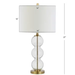 JONATHAN Y 27" Bella Glass Triple Sphere Table Lamp - Set of 2 7 JONATHAN Y 27" Bella Glass Triple Sphere Table Lamp - Set of 2 -Jonathan Y Store GUEST 95c05393 0016 43a5 baf8 24a97594229e