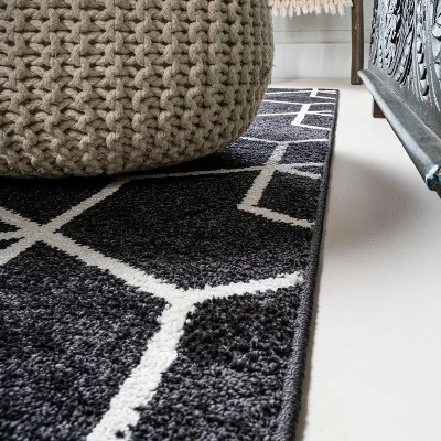 JONATHAN Y Tumbling Blocks Modern Geometric Area Rug 5 JONATHAN Y Tumbling Blocks Modern Geometric Area Rug - Image 3
