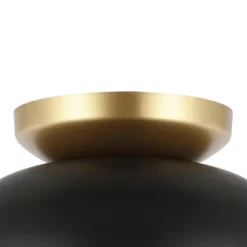 JONATHAN Y Paulina 8.5" Classic Industrial Iron LED Flush Mount -Jonathan Y Store GUEST 9722e7e2 fc7d 4af7 8aa0 d6a41c53fc9f