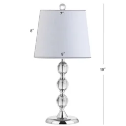 20" Crystal Hudson Mini Table Lamp (Includes LED Light Bulb) Clear - JONATHAN Y 7 20" Crystal Hudson Mini Table Lamp (Includes LED Light Bulb) Clear - JONATHAN Y -Jonathan Y Store GUEST 976276ad 4222 4939 8c53 73f714b25a47