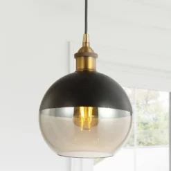 7.5" Metal Adjustable Nixon Drop Globe Pendant (Includes Energy Efficient Light Bulb) Brass - JONATHAN Y 11 7.5" Metal Adjustable Nixon Drop Globe Pendant (Includes Energy Efficient Light Bulb) Brass - JONATHAN Y -Jonathan Y Store GUEST 999f600d 18ca 418b b87a 12ad88989c1c