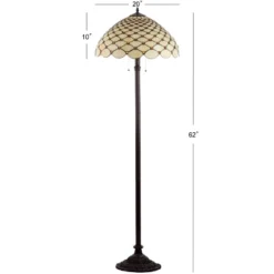 JONATHAN Y Lee 62" Tiffany Style Floor Lamp with LED Bulb - Bronze -Jonathan Y Store GUEST 9c1e73c9 86d2 41fc ba47 b93e4b35e302