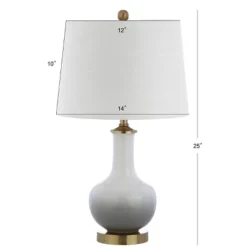 JONATHAN Y 25" Gradient Ceramic and Brass Table Lamp - White/Gray 7 JONATHAN Y 25" Gradient Ceramic and Brass Table Lamp - White/Gray -Jonathan Y Store GUEST 9f524f20 ad2b 4066 a84a 0a3c413a35a9