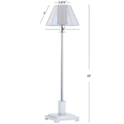 JONATHAN Y 26" Metal Roxy Shade Table Lamp - Silver Chrome (LED Included) 7 JONATHAN Y 26" Metal Roxy Shade Table Lamp - Silver Chrome (LED Included) -Jonathan Y Store GUEST a065e009 198f 4fa7 91c6 071bfd610d5d