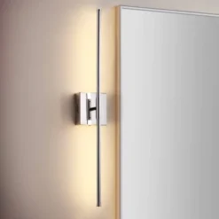 JONATHAN Y Makena 28" Dimmable Metal LED Wall Sconce - Polished Chrome 12 JONATHAN Y Makena 28" Dimmable Metal LED Wall Sconce - Polished Chrome -Jonathan Y Store GUEST a42d4f2e 52cd 4130 a223 4c3441c44ed3