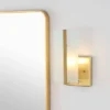 JONATHAN Y Mila 5.5" Modern Art Deco LED Wall Sconce, Brass Gold (Set of 2) -Jonathan Y Store GUEST a626a95b 5308 433a b9eb f177fa180a92
