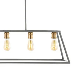 38" LED 5-Light Floyd Iron Adjustable LED Pendant Gray/Brass - JONATHAN Y 11 38" LED 5-Light Floyd Iron Adjustable LED Pendant Gray/Brass - JONATHAN Y -Jonathan Y Store GUEST a626e12c 8db4 4391 96cb 696582b27501