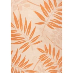 JONATHAN Y Havana Tropical Palm Leaf Indoor/Outdoor Area Rug