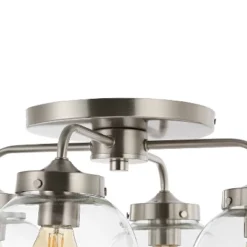 JONATHAN Y Piper 18-Inch 4-Light Farmhouse Rustic Iron and Glass LED Semi Flush Mount 17 JONATHAN Y Piper 18-Inch 4-Light Farmhouse Rustic Iron and Glass LED Semi Flush Mount -Jonathan Y Store GUEST ac465f2f 7575 48f0 be7d 92b449b5e8a7