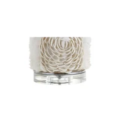 JONATHAN Y Rosette Seashell LED Table Lamp with Linen Drum Shade -Jonathan Y Store GUEST aeafa3b8 b75e 4655 897f 8996f975bb1a