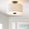 JONATHAN Y Marc 15" Metal Semi-Flush Mount Ceiling Light with LED Bulb - Black -Jonathan Y Store GUEST b0fa0c47 4762 4144 9813 5ecb7c66219a
