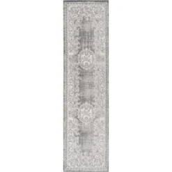 JONATHAN Y Rosalia Cottage Medallion Indoor Area Rug Runner