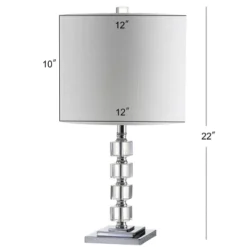 JONATHAN Y Barnard 22-inch Crystal and Metal Table Lamp Set (Set of 2) -Jonathan Y Store GUEST b1a97d73 0702 4405 aeaa 801df5a28d2b