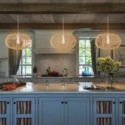 17.5" 1-Light Leo Farmhouse Coastal Rattan LED Pendant Brown - JONATHAN Y 26 17.5" 1-Light Leo Farmhouse Coastal Rattan LED Pendant Brown - JONATHAN Y -Jonathan Y Store GUEST b1f6b545 b0a6 4a04 be1c 795d554eaef8