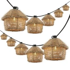 JONATHAN Y Maui 10ft 10-Light G40 Hemp Rope Outdoor String Lights -Jonathan Y Store GUEST b46d04e5 7d78 4de3 9b5b b5f6e419e5c5