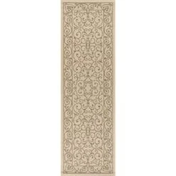 JONATHAN Y Charleston Vintage Filigree Textured Weave Indoor/Outdoor Area Rug