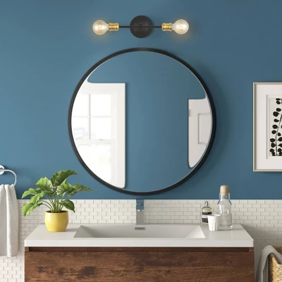 JONATHAN Y Jaxon 13.25" 2-Light Industrial Farmhouse Iron LED Wall Sconce 5 JONATHAN Y Jaxon 13.25" 2-Light Industrial Farmhouse Iron LED Wall Sconce - Image 3