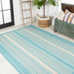 Haynes Modern Double Stripe Indoor/Outdoor Area Rug - JONATHAN Y -Jonathan Y Store GUEST b62a8fdc f2ba 4632 83d4 faea563e7403
