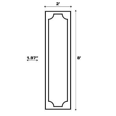 JONATHAN Y Adrian Modern Geometric High-Low Runner Rug 4 JONATHAN Y Adrian Modern Geometric High-Low Runner Rug - Image 2