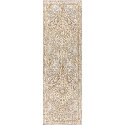 JONATHAN Y Petras Modern Ornate Medallion Distressed Area Rug 3 JONATHAN Y Petras Modern Ornate Medallion Distressed Area Rug