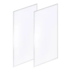 JONATHAN Y 2x4 LED Dimmable Flat Panel Ceiling Lights - White (Set of 2)