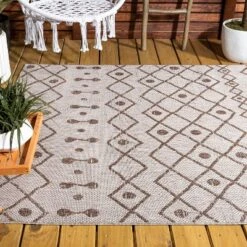 JONATHAN Y Nokat Modern Bohemian Moroccan Inspired Indoor/Outdoor Rug -Jonathan Y Store GUEST be42cd44 207c 4f18 9301 8aa106c6b15d